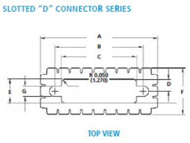 Electromagnetic shielding:  EMC 97-823-19 Slotted D Shielding Connector 9pin